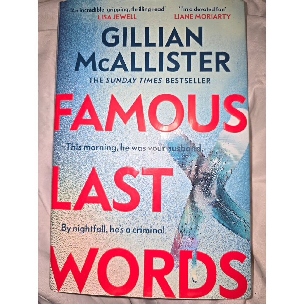 Gillian McAllister Famous Last Words Hardcover 2025 HarperCollins YA Thriller